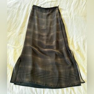Silk Straight Skirt